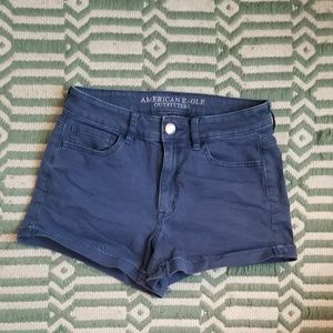 American Eagle Blue Denim Shorts